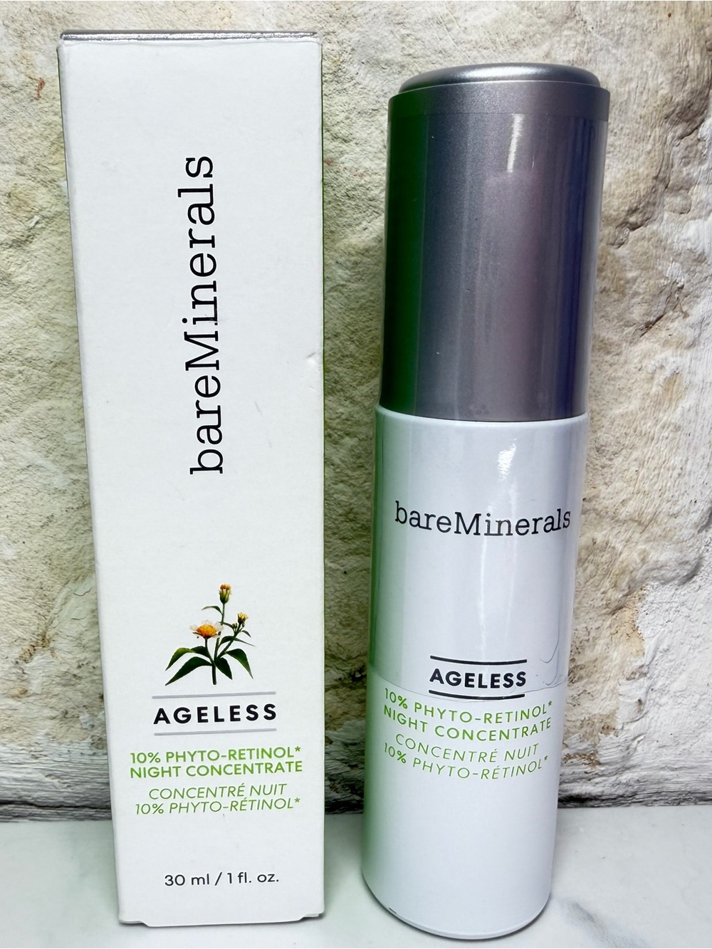 ⭐ BareMinerals AGELESS 10% Phyto-Retinol Night Concentrate